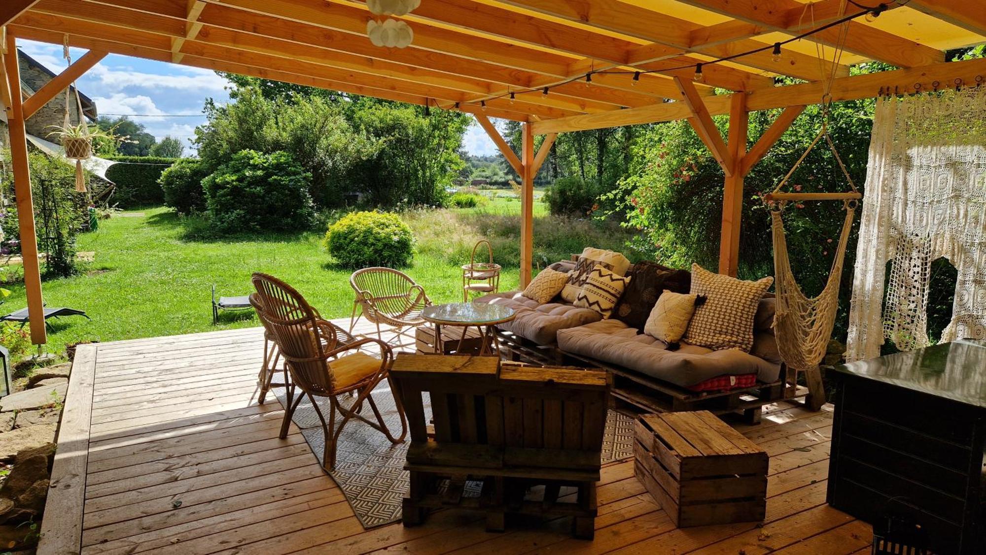 Les Jardins De Nanine Bed and Breakfast Lapleau Buitenkant foto